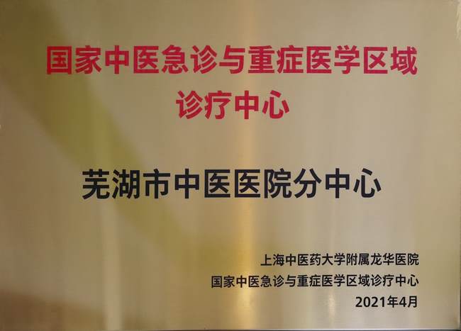 【長三角醫(yī)療合作一體化】蕪湖市中醫(yī)醫(yī)院成為國家中醫(yī)急診與重癥醫(yī)學區(qū)域診療中心分中心(圖3)