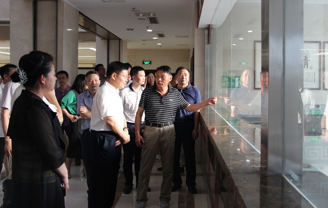 省衛(wèi)計委副主任金維加一行來我院開展《安徽省中醫(yī)藥條例》立法調(diào)研活動(圖3)
